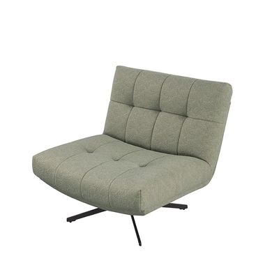Dyna 1-Seater Fabric Swivel Chair - Green - With 5-Year Warranty